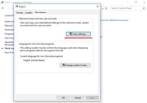 How To Change The Language Of Welcome Screen In Windows 10
