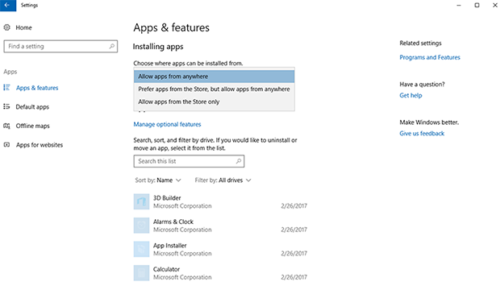 New Windows 10 Feature Allows Block On Win32 Apps