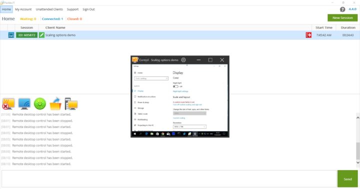 Scale to Window - default view