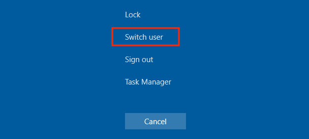 3 Ways To Switch User In Windows 10 Without Logoff