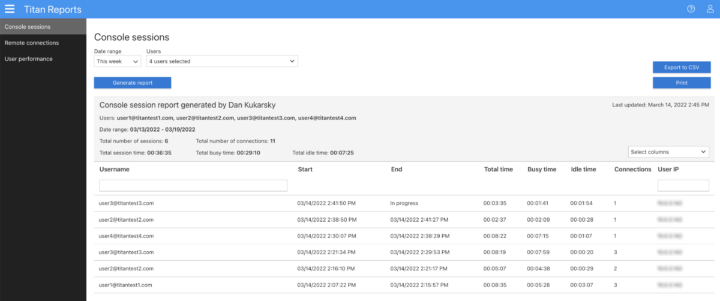 Gain Deeper Insights with Titan’s New Reporting Features